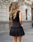 VESTIDO H PREPPY CANALE CON FALDA GASA