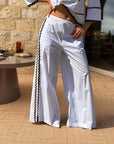 CALÇAS PALAZZO WHITE FRACOMINA