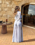 CALÇAS PALAZZO WHITE FRACOMINA