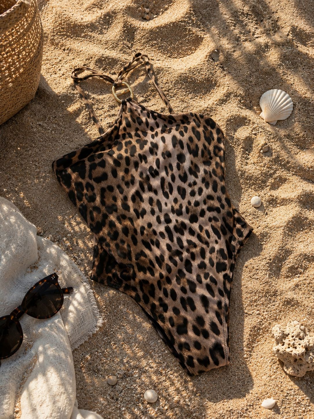 FATO DE BANHO MOSCHINO ANIMAL PRINT
