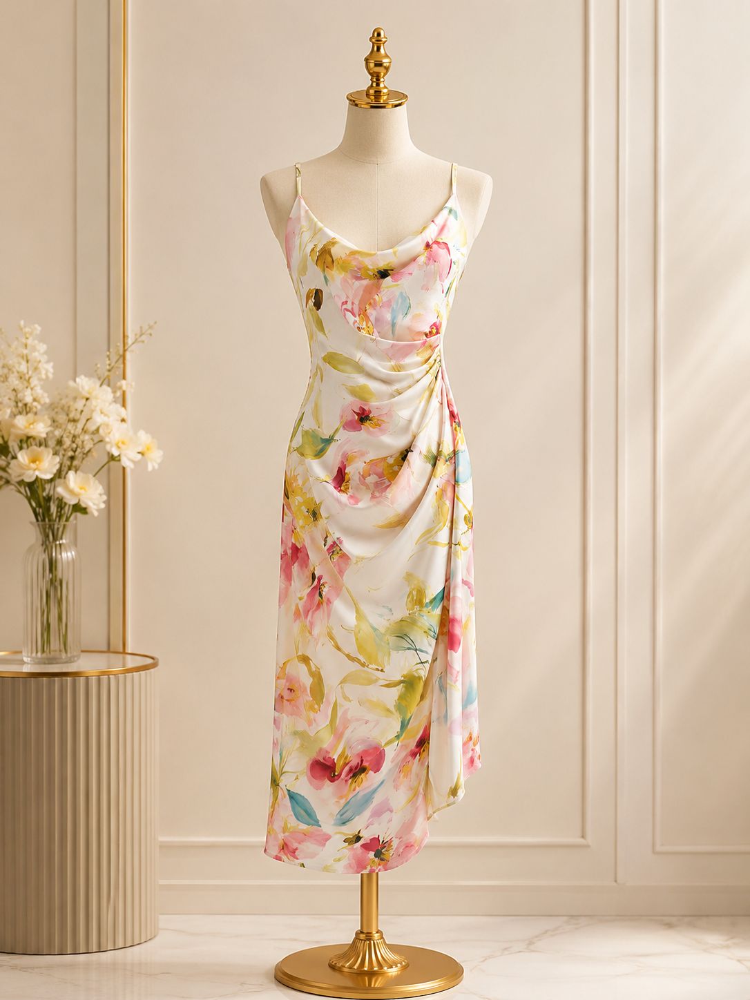 VESTIDO IMPERIAL FLORES