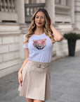 T-SHIRT NOSECRETS LEOPARDO