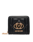 CARTEIRA MOSCHINO EMBOSSED NERO