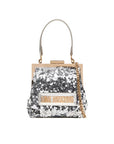 BOLSA MOSCHINO PAILETTES ARGENTO