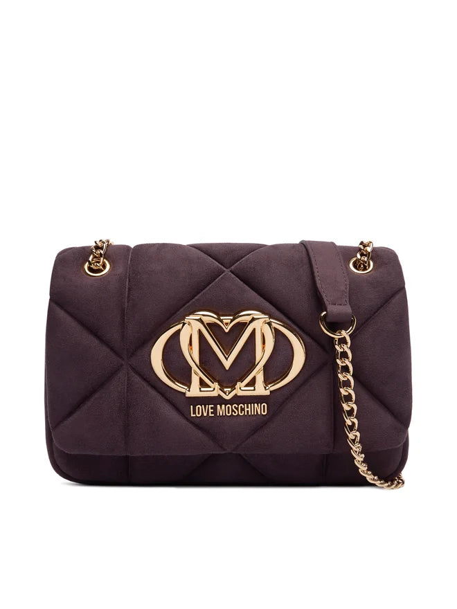BOLSA MOSCHINO EMBOSSED VELOUR