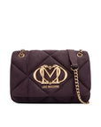 BOLSA MOSCHINO EMBOSSED VELOUR