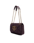 BOLSA MOSCHINO EMBOSSED VELOUR